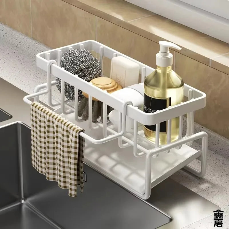 Tap-Mounted Sink Spice Shelf