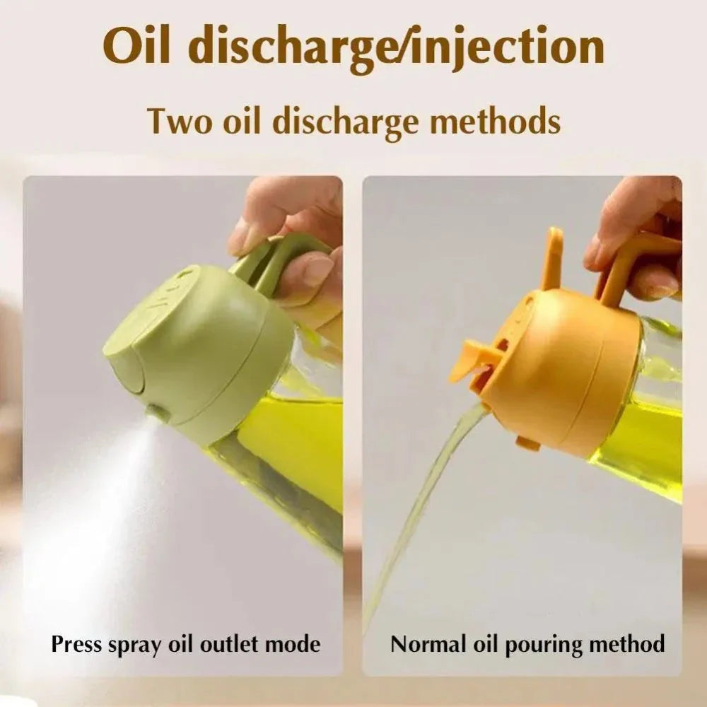 2-in-1 Oil Sprayer and Dispenser Bottle