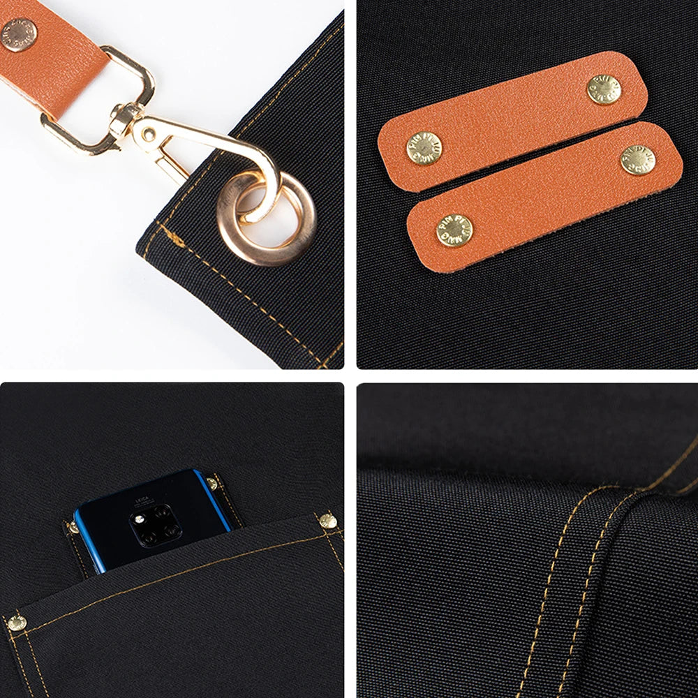 Canvas Apron with Large Pockets