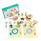 Wooden Play Kitchen Cookware Set