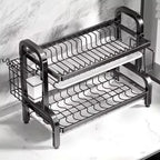 Layered Cabinet Dish Rack