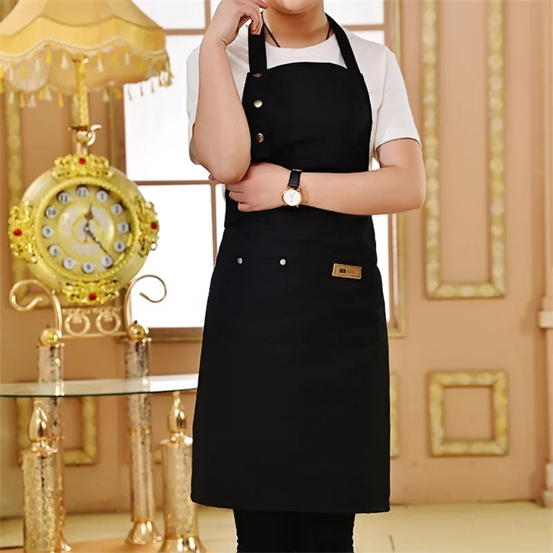 Canvas Bib Apron for Kitchen & Work