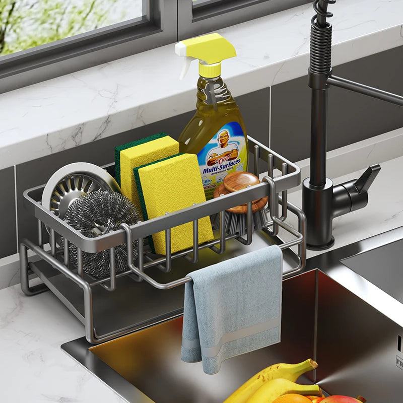 Over-Faucet Spice Storage Shelf