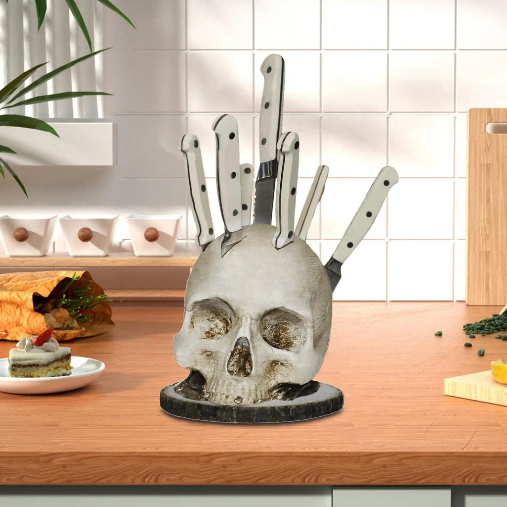 Skull Knife Block