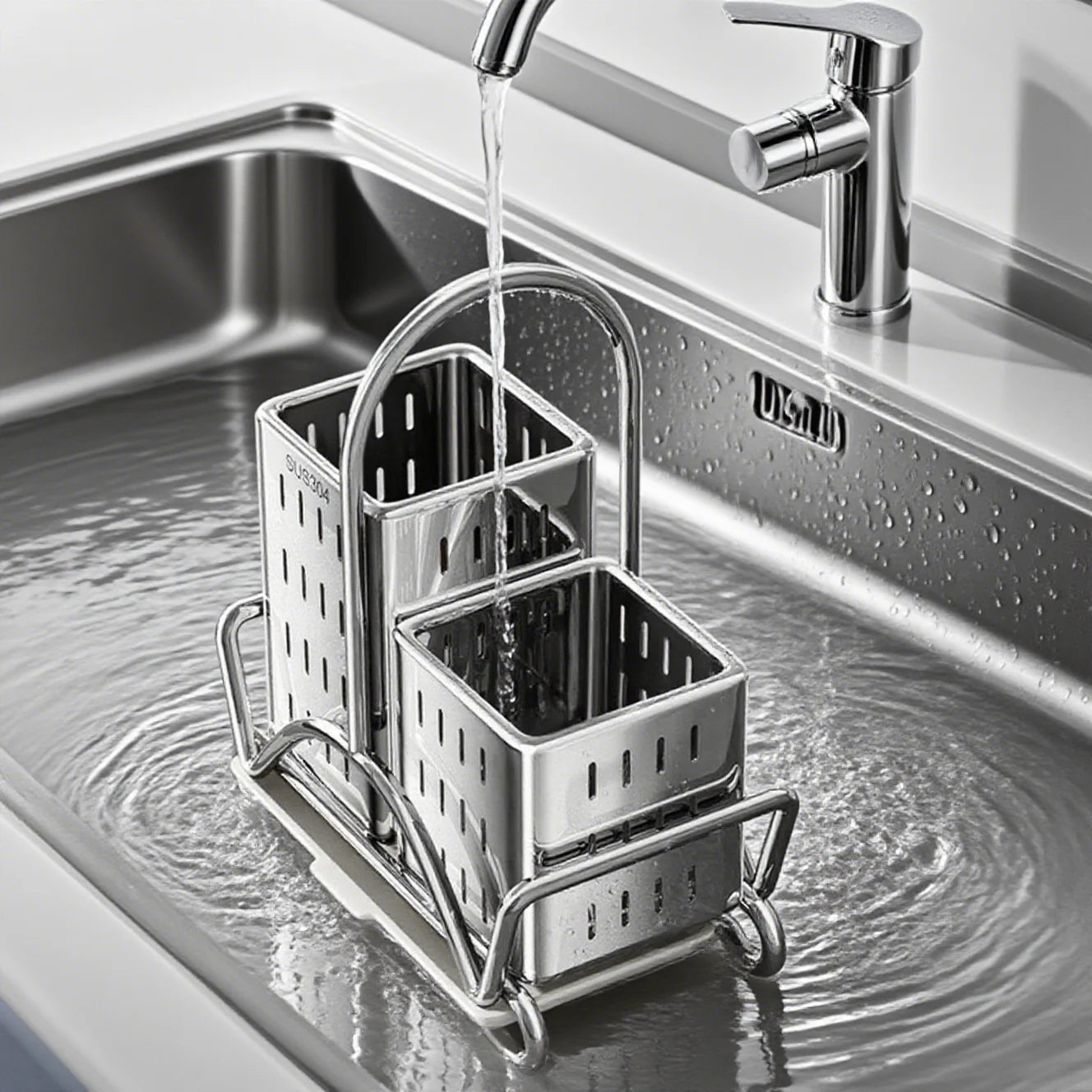 Stainless Steel Cutlery Holder