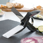 2-in-1 Kitchen Scissors with Cutting Board