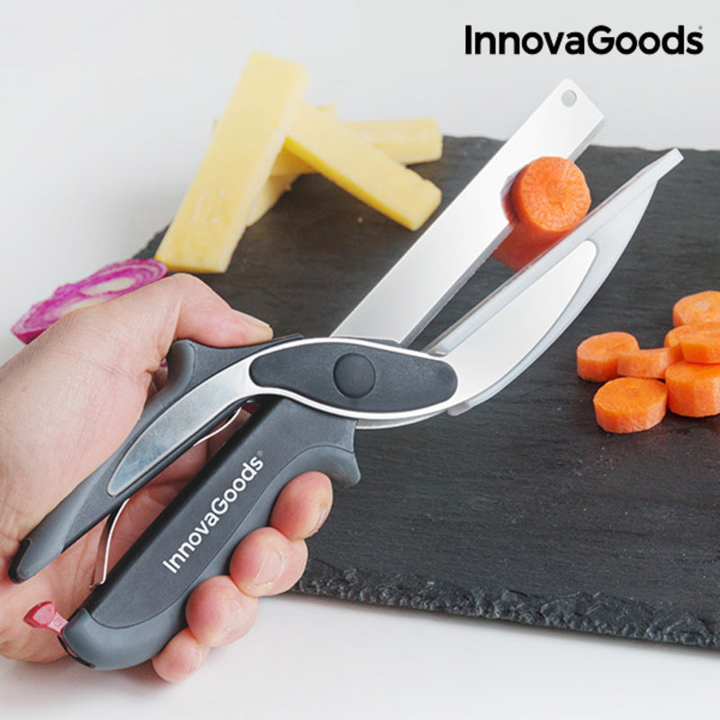 2-in-1 Kitchen Scissors with Cutting Board
