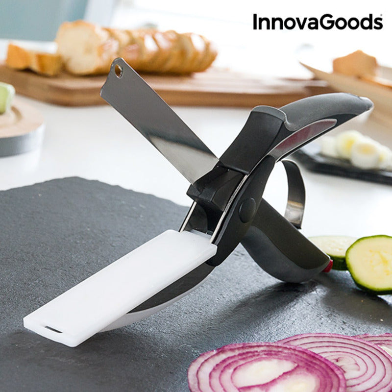 2-in-1 Kitchen Scissors with Cutting Board