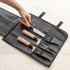 Damascus-Style Knife Set with Carry Case (3-Piece)