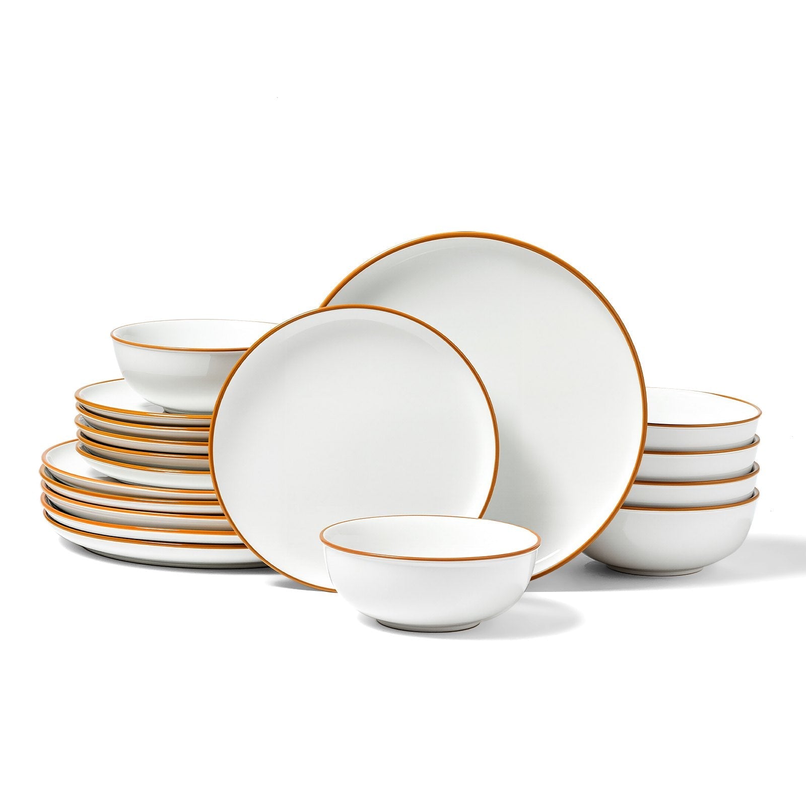 18-Piece Ceramic Dinnerware Set (Service for 6)