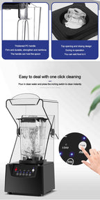 Countertop Ice Crusher & Smoothie Blender (1000W, 2L)