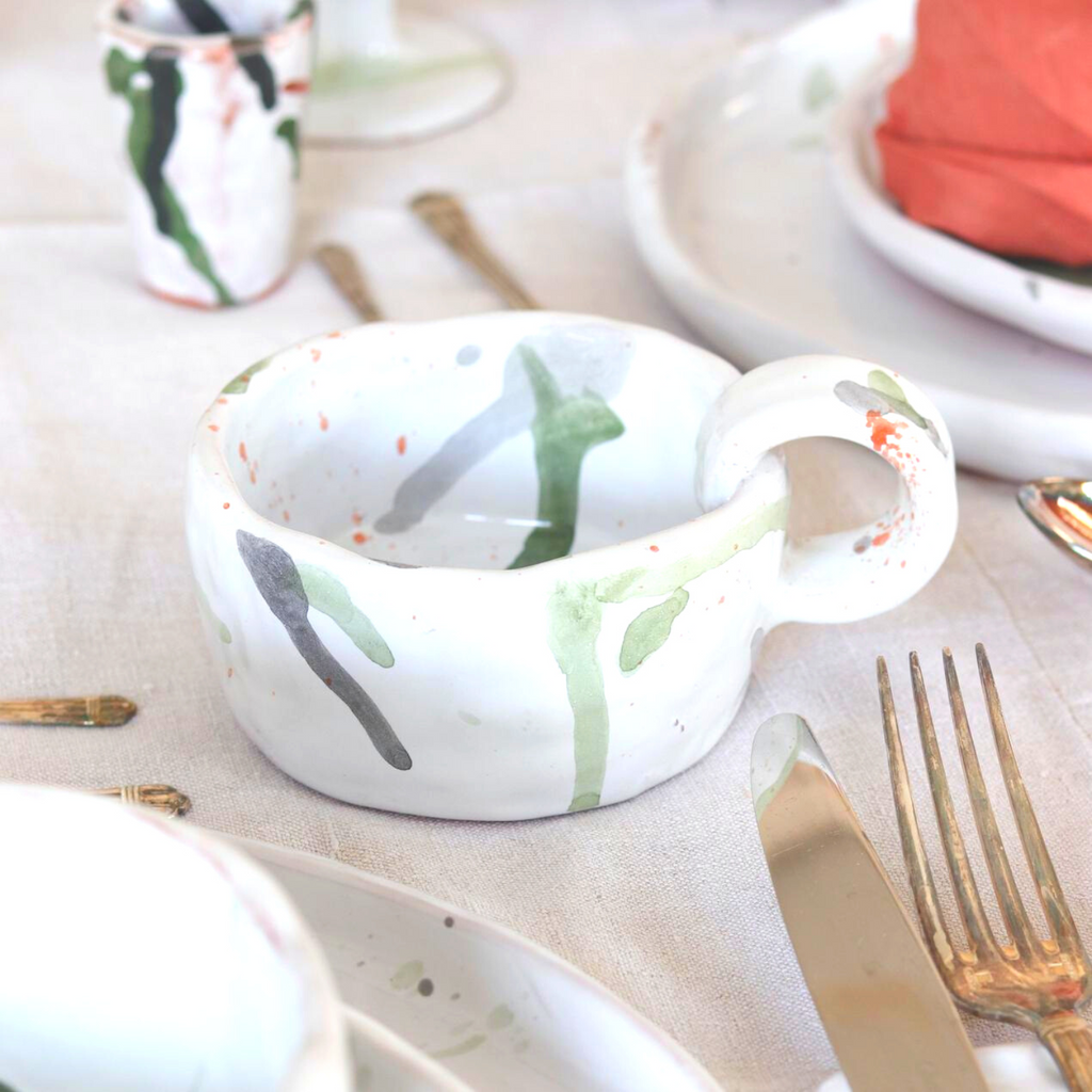 Maya Handmade Ceramic Mug (Watercolour)