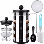 Stainless Steel French Press Coffee Maker (600ml)