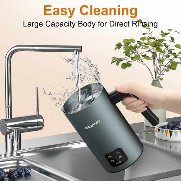 4-in-1 Automatic Milk Frother & Steamer (Hot & Cold)