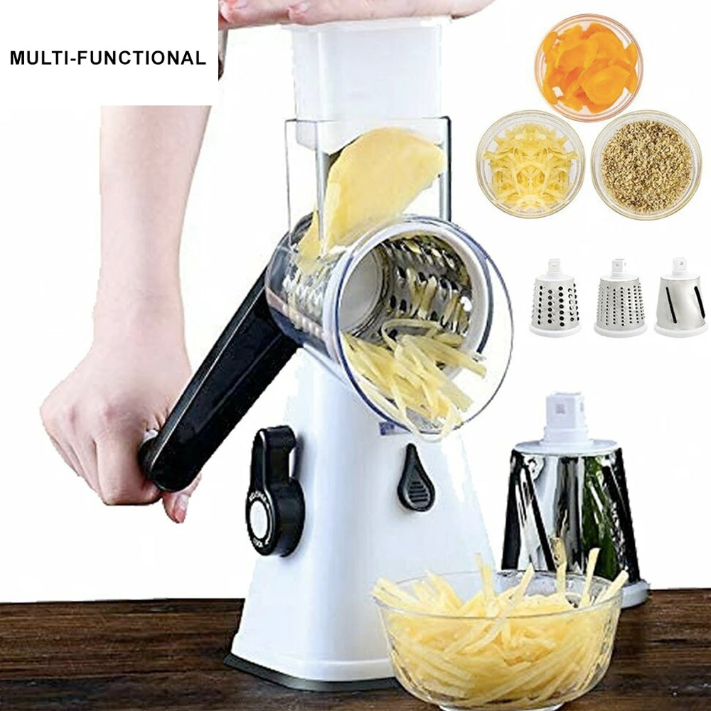 Multi-Functional Stainless Steel Grater & Slicer Set