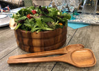 Acacia Wood Salad Bowl with Servers (10")