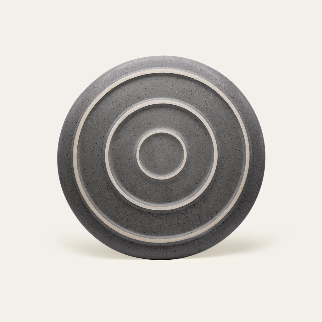 Ddoria Stoneware Dinner Plate (Granite Grey)