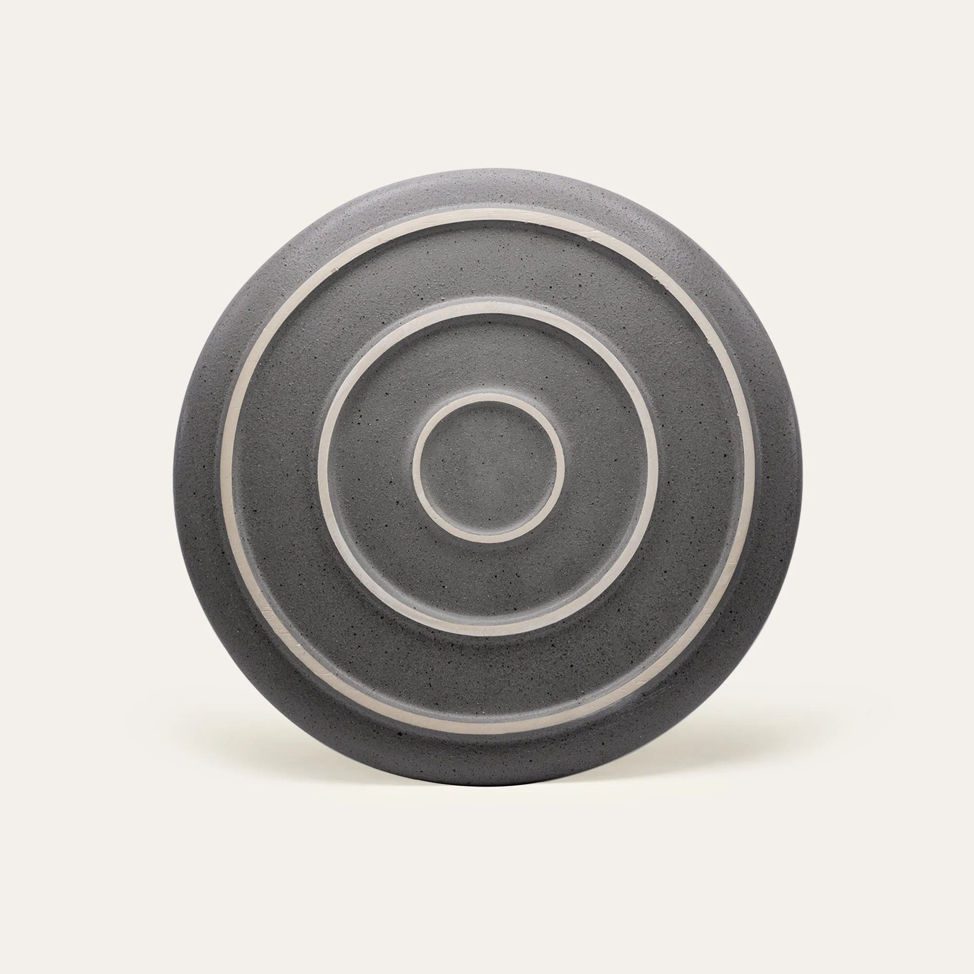 Ddoria Stoneware Dinner Plate (Granite Grey)