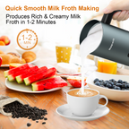 4-in-1 Automatic Milk Frother & Steamer (Hot & Cold)