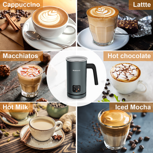 4-in-1 Automatic Milk Frother & Steamer (Hot & Cold)