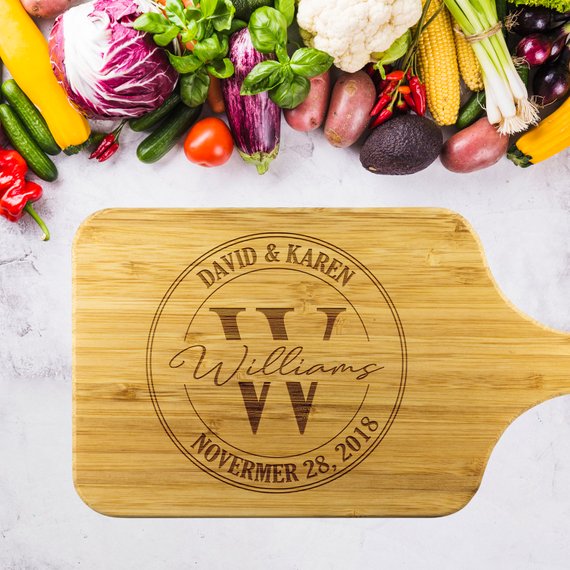 Custom Engraved Bamboo Cutting Board