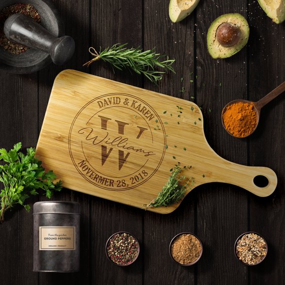 Custom Engraved Bamboo Cutting Board