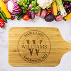 Personalized Bamboo Cutting & Serving Board