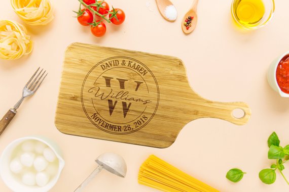 Custom Engraved Bamboo Cutting Board