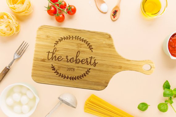 Personalized Bamboo Cutting Board
