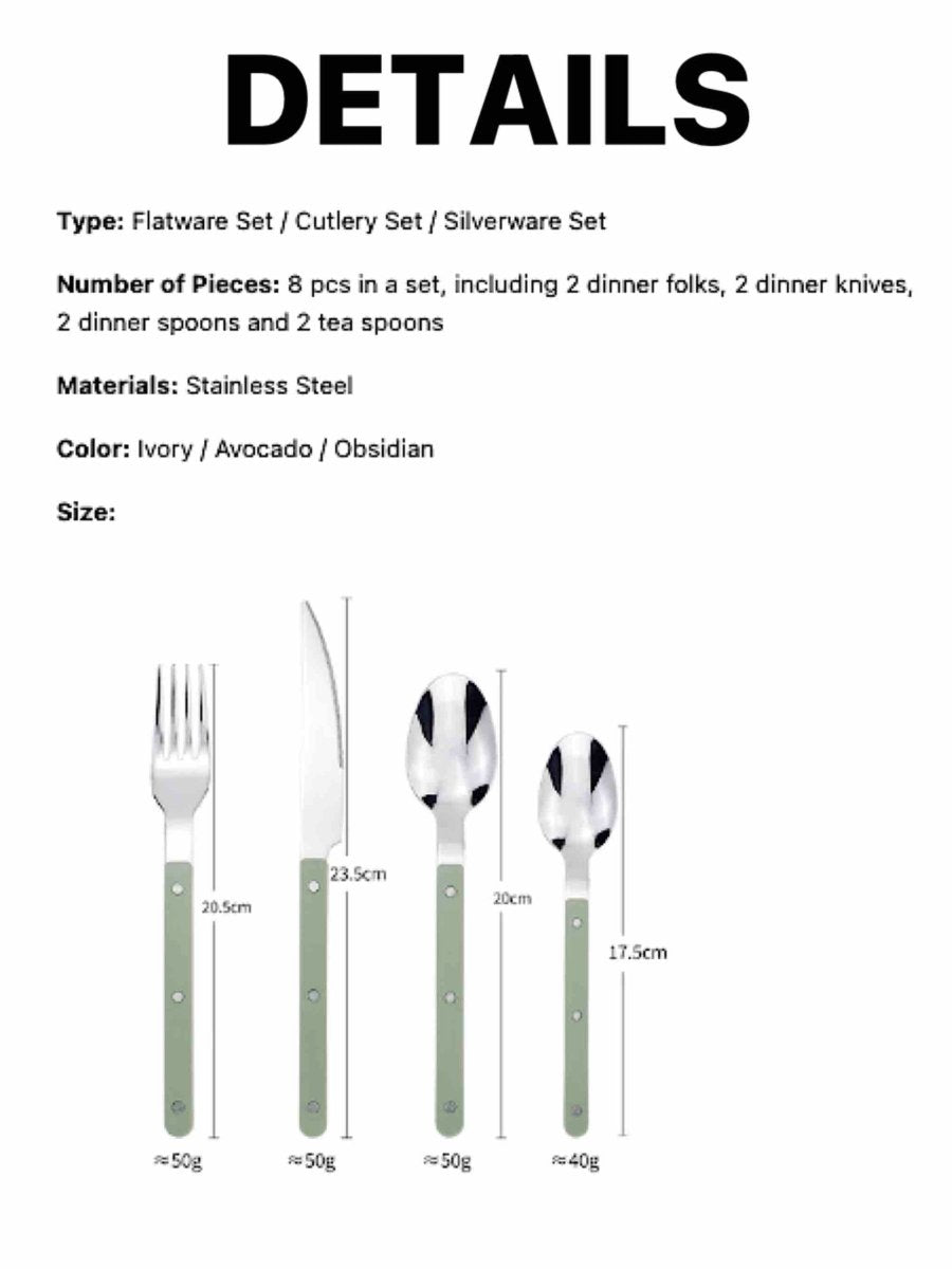 Nordic Flatware Set (Set of 8)