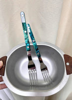 Terra Modern Flatware Set (Set of 10)