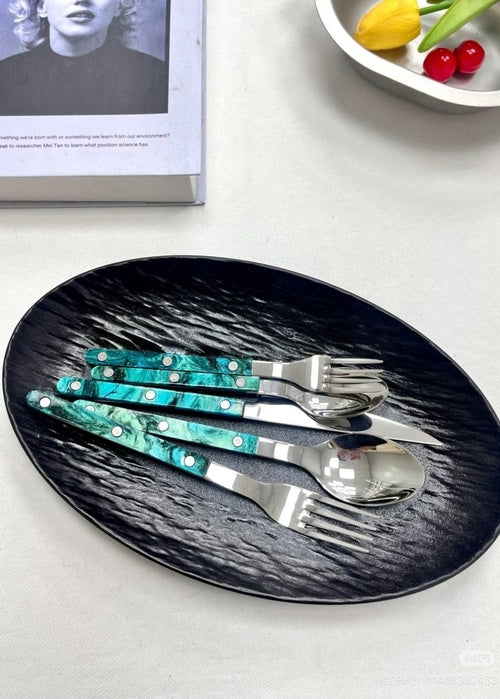 Terra Modern Flatware Set (Set of 10)