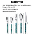 Terra Modern Flatware Set (Set of 10)