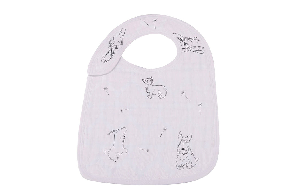 Dandelion Bamboo Muslin Baby Bibs (3-Pack)