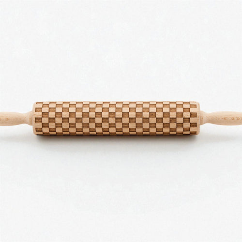 Embossed Rolling Pin with Cookie Cutters